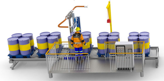 Купить Машина для заполнения смазочных материалов с одной головой 200-1000 кг полуавтоматический весовщик Производство в сети