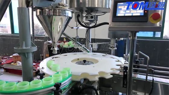 Купить Полностью автоматическая ПЛК-управляемая машина для упаковки порошка для бутылок online manufacture