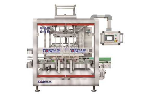 Купить Нержавеющая сталь 304 Автоматический сборник бутылки верхняя нагрузка кейс упаковщик Производство в сети