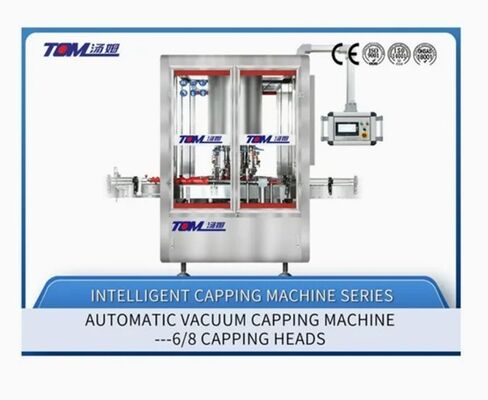 Advanced Automatic Vacuum Capping Machine with 6/8 Heads