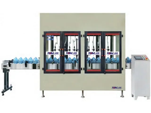 500ml-3000ml Антикоррозийная неметаллическая машина для розлива и укупорки отбеливателя 2