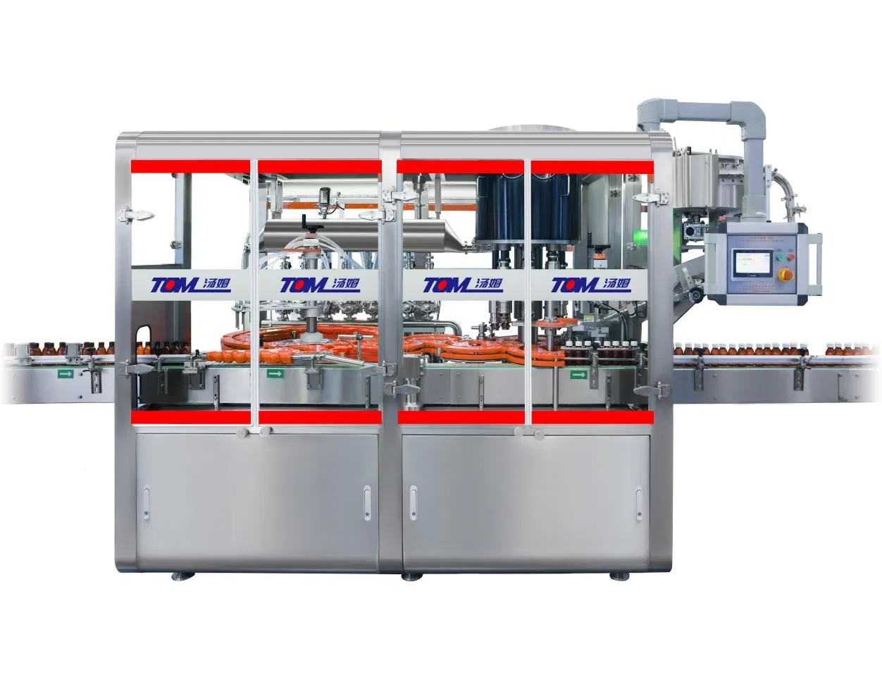 Усовершенствованная поршневая фасовочная машина с отслеживанием для производства дезинфицирующего средства для рук 4